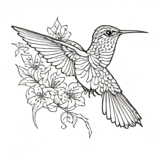 humming bird tattoo tattoo design idea