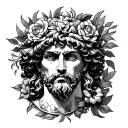 Dionysus tattoo design idea