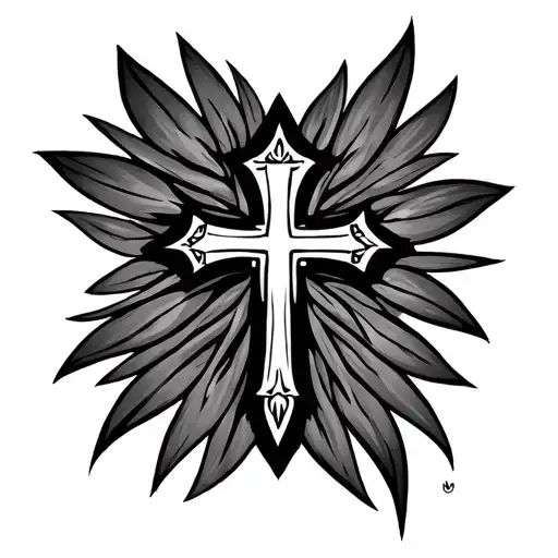 Ethiopian Cross tattoo design idea