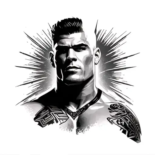 cody rhodes  wwe tattoo design idea