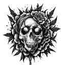 666 tattoo design idea