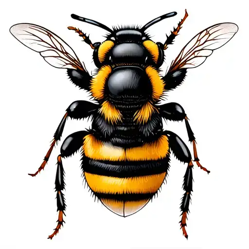 Bumble Bee tattoo design idea