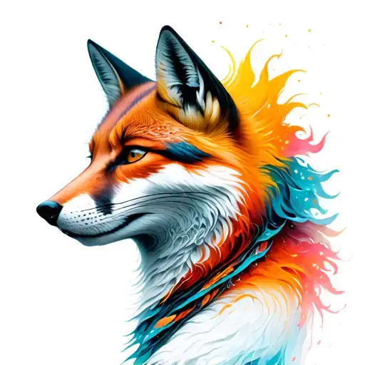 Renard Humanoid tattoo design idea