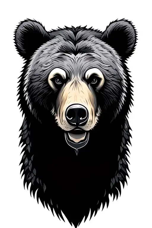 Nordic Bear tattoo design idea