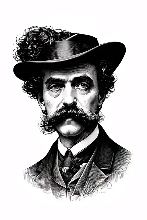 Philosophy of Friedrich Nietzsche inspired tattoo featuring tattoo design idea