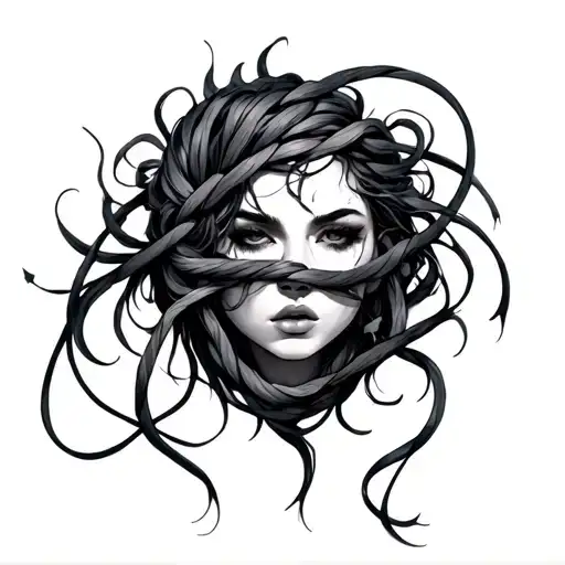 Shibari tattoo design idea