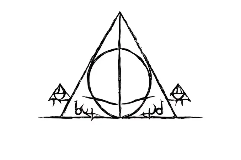 always harry potter deathly hallows tattoo design idea