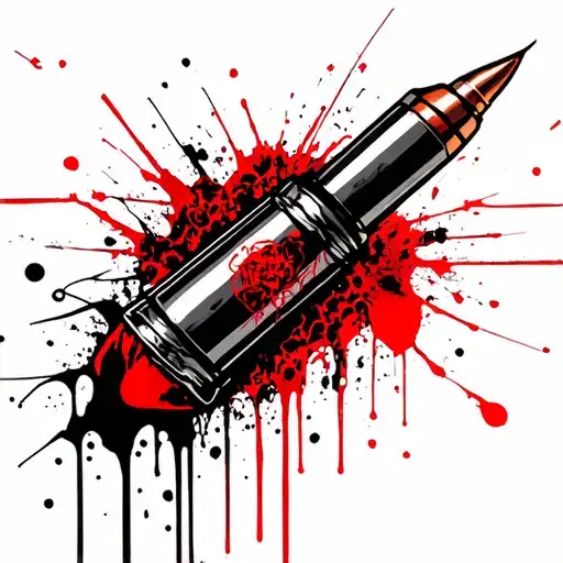 The poison Bullet for my Valentine tattoo design idea