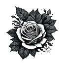 Dad Memorial tattoo design idea