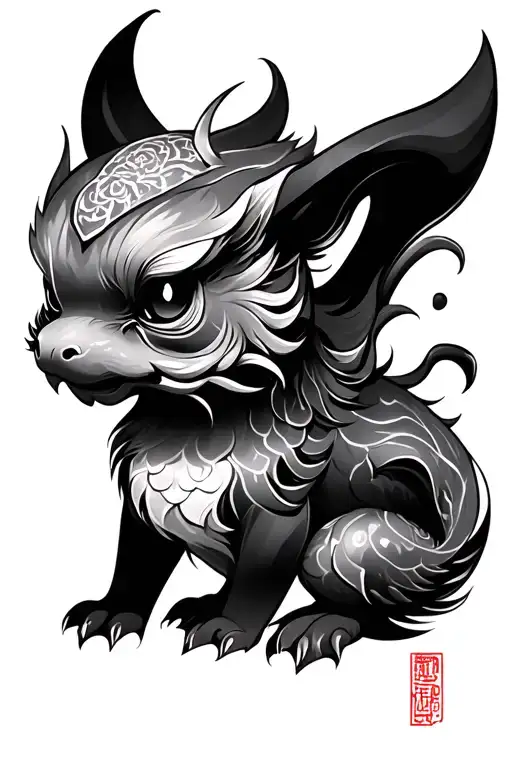 pixiu tattoo tattoo design idea