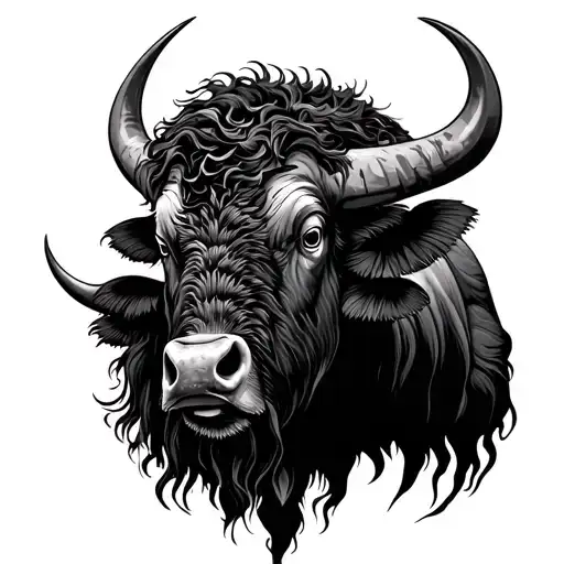 Buffalo Storm tattoo design idea