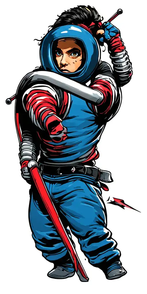 FENCING, GAMBLING tattoo design idea