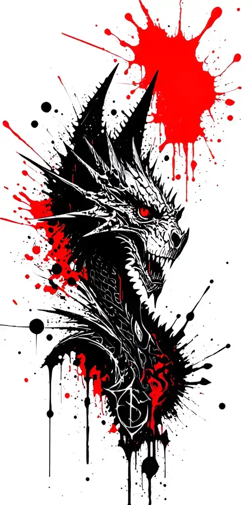 gothic gargoyle tattoo design idea