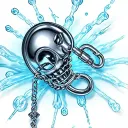 enforced male chastity device details tattoo design idea