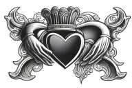 Claddagh tattoo design idea