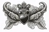 Claddagh tattoo design idea
