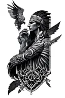 osiris forearm tatoo tattoo design idea