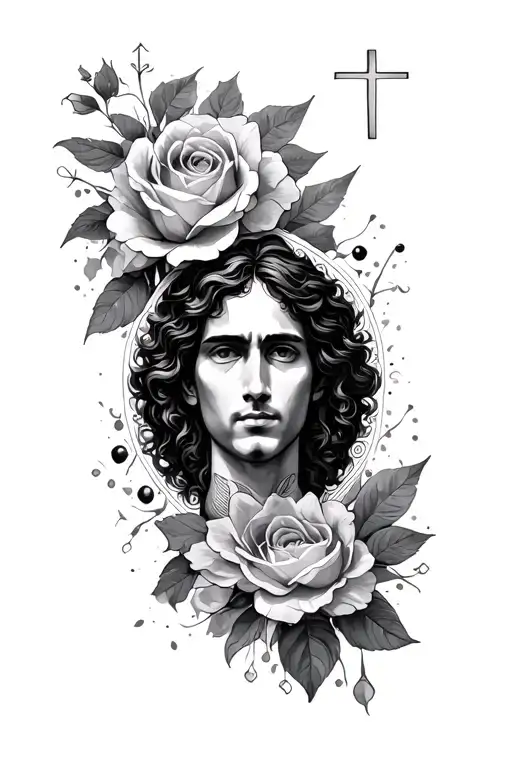 philosophy and christianity tattoo design idea