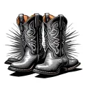 Cowboy Boots tattoo design idea