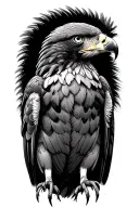 Harris Hawk tattoo design idea