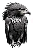 Harris Hawk tattoo design idea