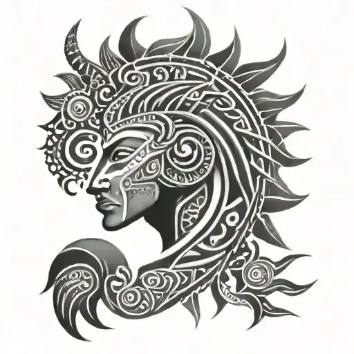 dovdardob lithuanian tribal tattoo design idea