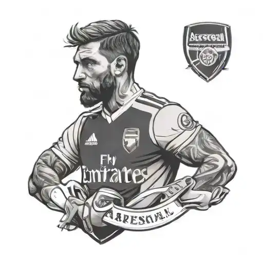 arsenal football club tattoo design idea