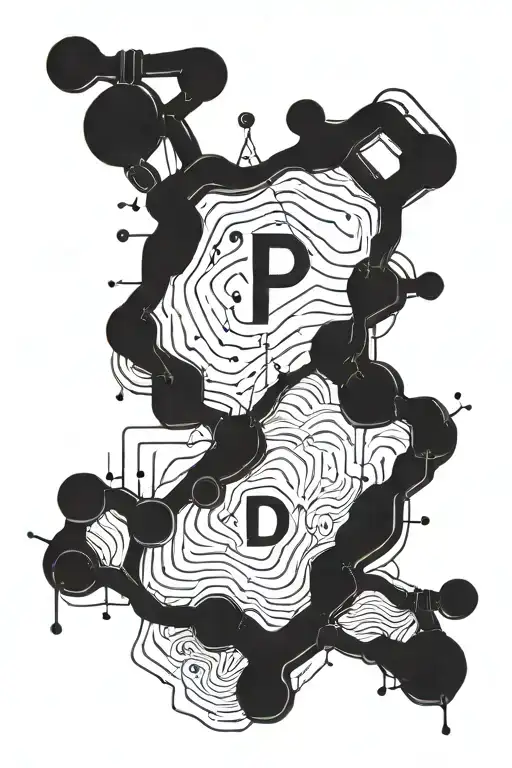 dopamine chemical formula tattoo design idea