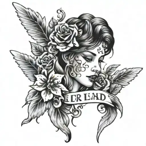 listen learn & lead tattoo design idea
