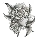 listen learn & lead tattoo design idea