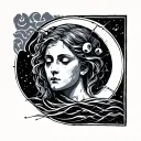 Sleep Token Euclid tattoo design idea