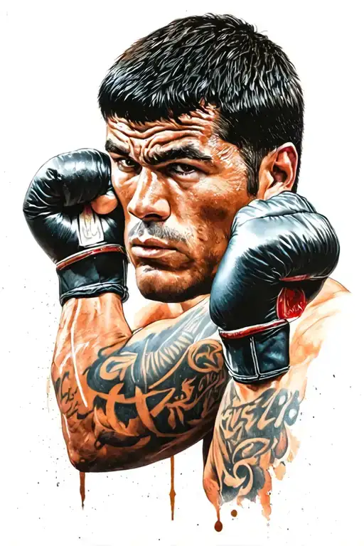 I want Rocky Balboa versus Drago tattoo design idea