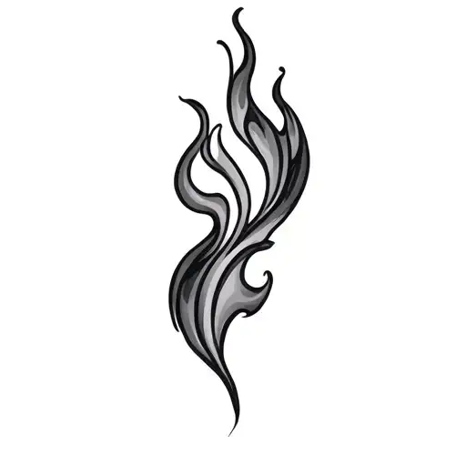 Coverup Flames tattoo design idea
