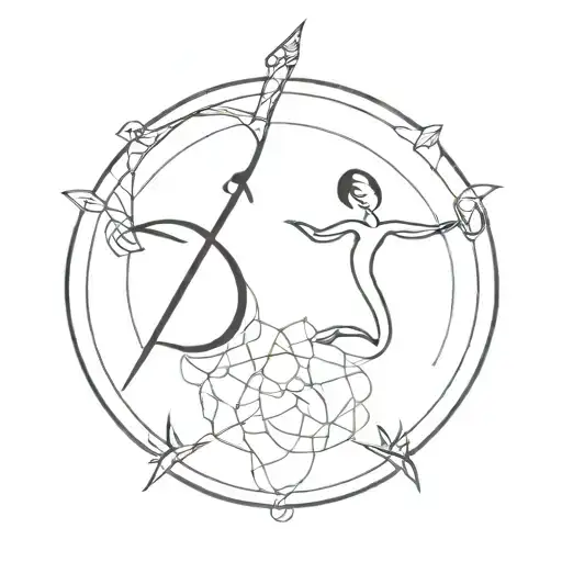 Tattoo gemini and sagittarius together tattoo design idea