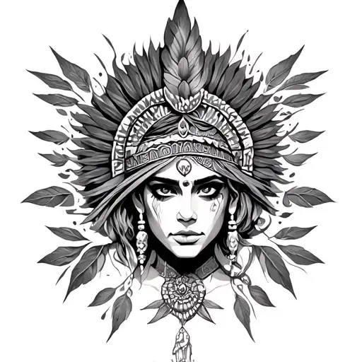 Chichimeca tattoo design idea