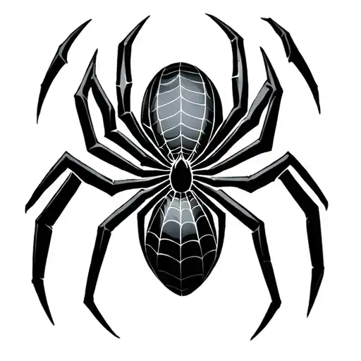 spiderman spider logo tattoo design idea