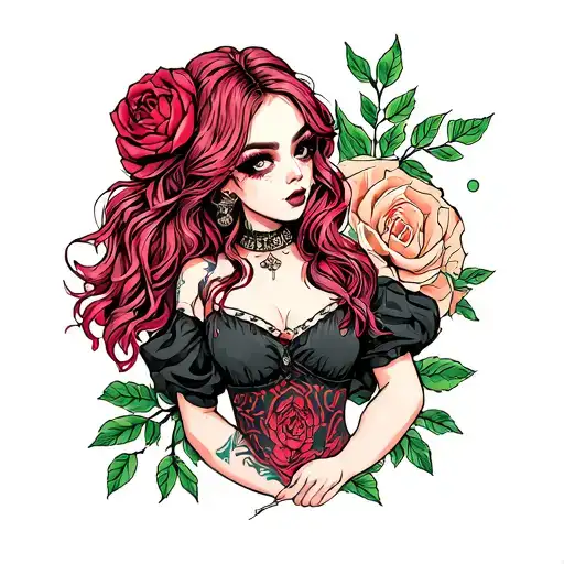 Little slut tattoo design idea