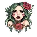 Little slut tattoo design idea