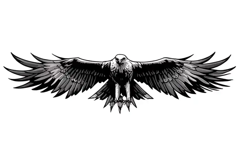 red kite flying towards the sun tattoo design idea