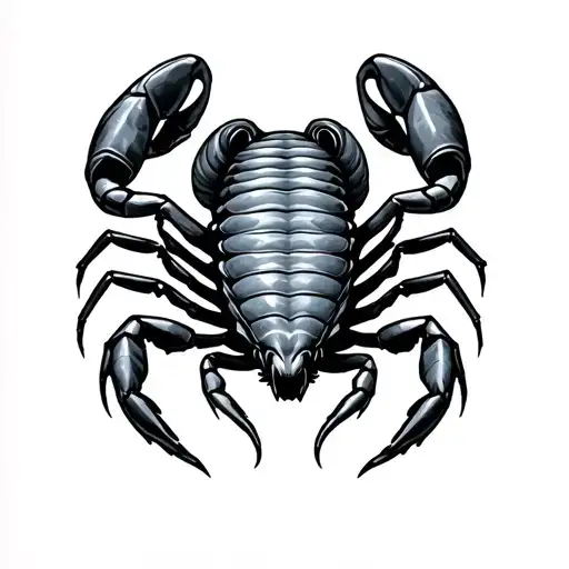 scorpion 1997 engraved tattoo design idea
