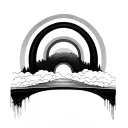 Rainbow Bridge tattoo design idea