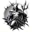 blasphemous game tattoo tattoo design idea