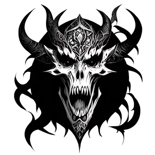 BELIAL tattoo design idea