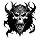 BELIAL tattoo design idea