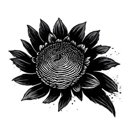 overlying thumb print tattoo design tattoo design idea