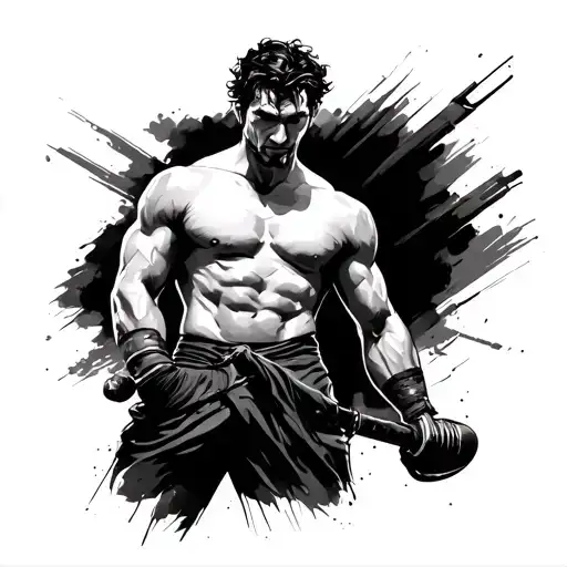 Man In The Arena tattoo design idea