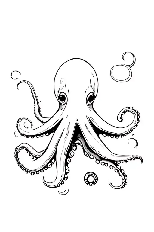 octopus tattoo design idea