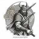 jiu jitsu samurai warrior + scroll with genesis 41: 50-51 on it  tattoo design idea