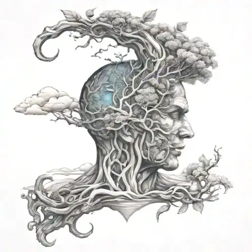 growth tattoo design idea