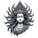 Avalokiteshvara tattoo design idea